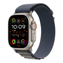 Apple Watch Ultra 2 4G - Titanium/Alpine Loop 49mm / Utmärkt skick / Titanium/ blå Alpine Loop