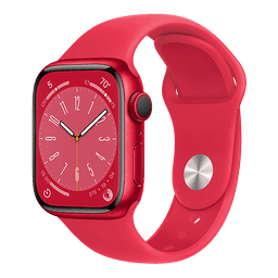 Apple Watch Series 8 (2022) GPS+Cellular - Aluminium/Sport Band 41 mm / Nyskick / Röd