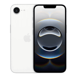 iPhone 16e 256 GB / Bra skick / Vit