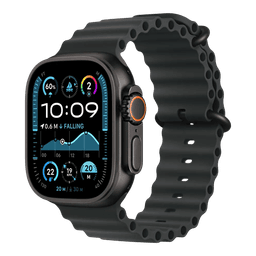 Apple Watch Ultra 2 (2023) GPS+Cellular - Titanium/Ocean band 49mm / Bra skick / Svart