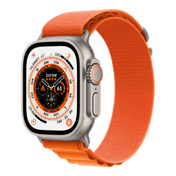 Apple Watch Ultra (2022) GPS+Cellular - Titanium/Alpine loop 49mm / Utmärkt skick / Titanium Orange