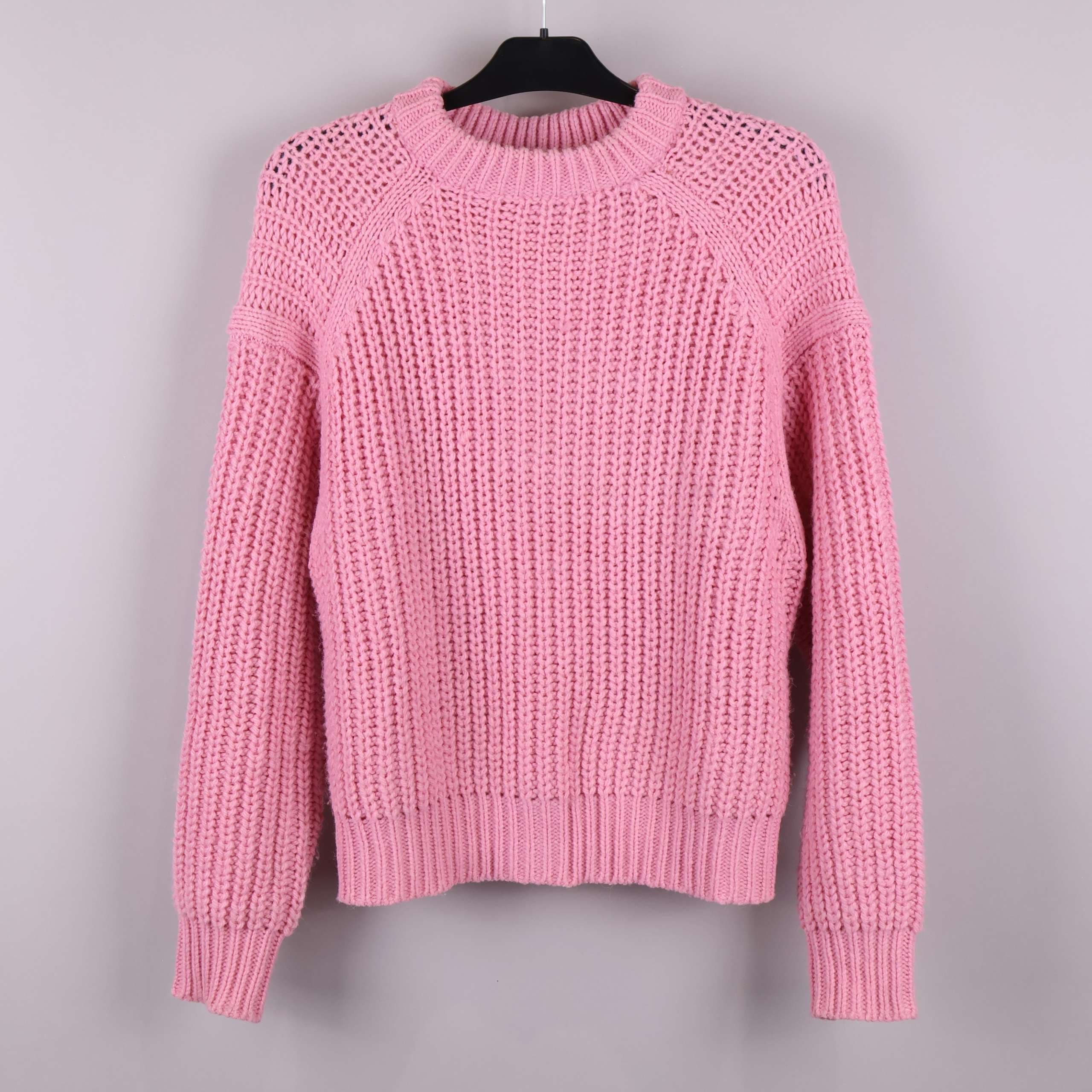 Ellos stickad rosa tröja