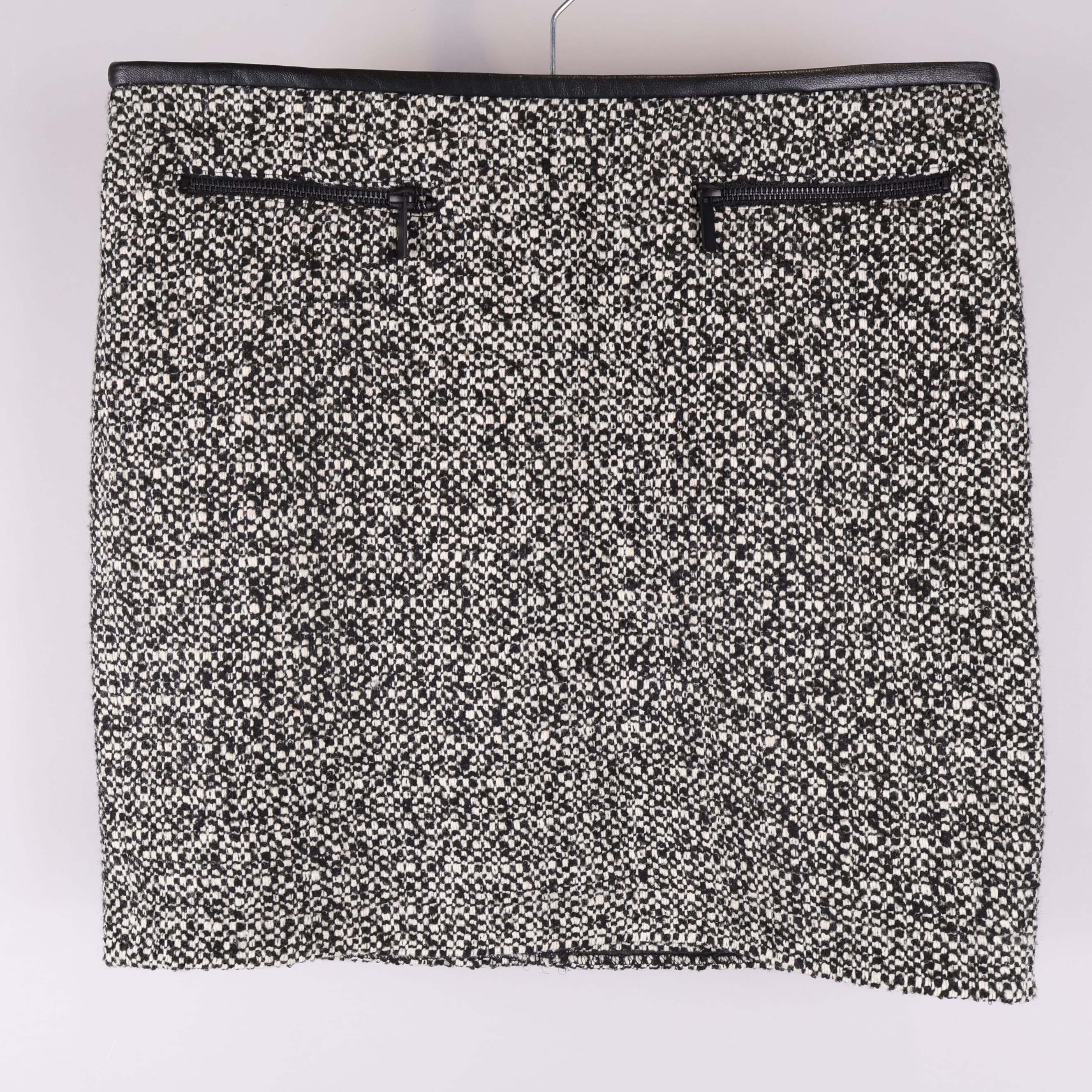 Karl Lagerfeld mönstrad kjol med dragkedja