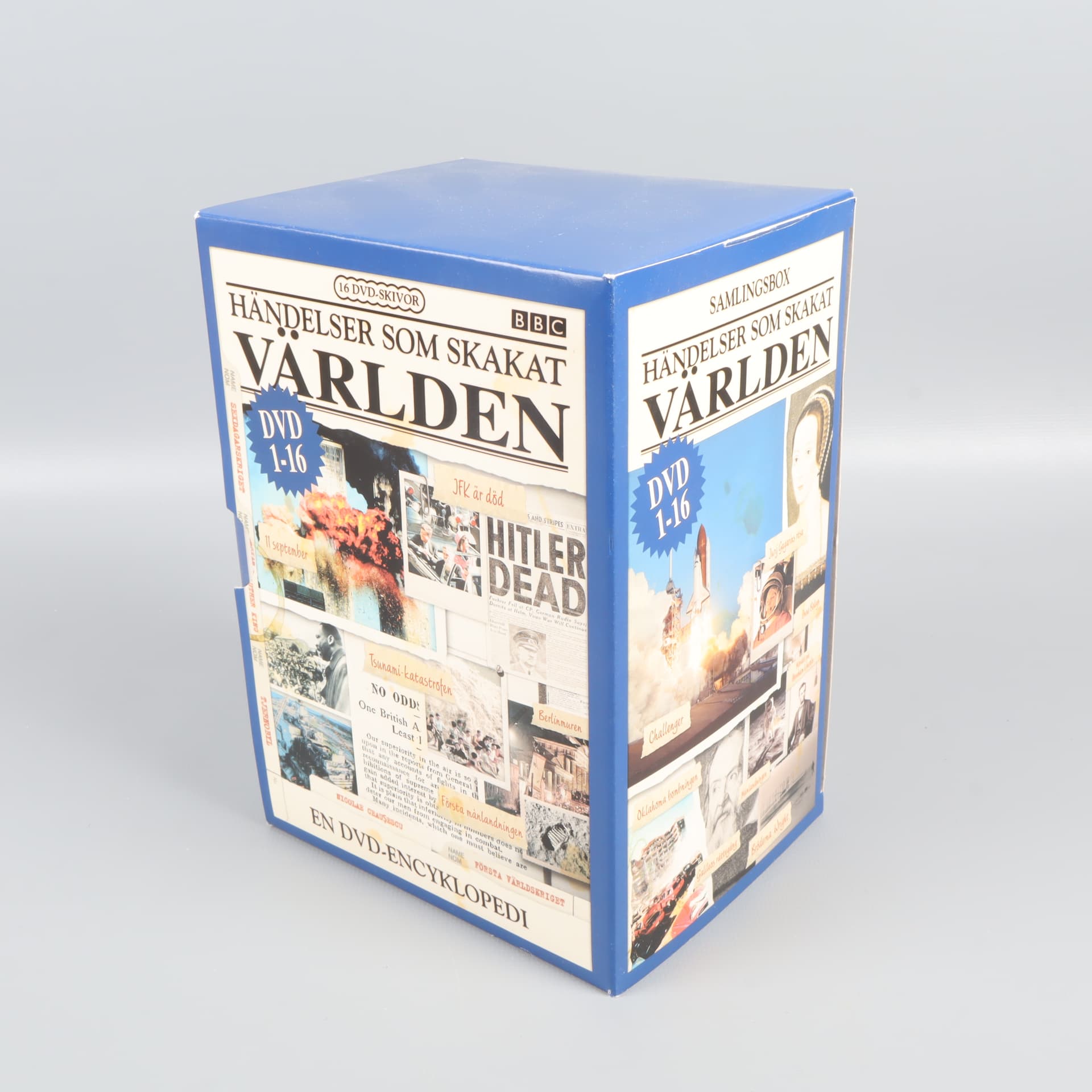 DVD-Box - Händelser som skakat världen - 16 skivor