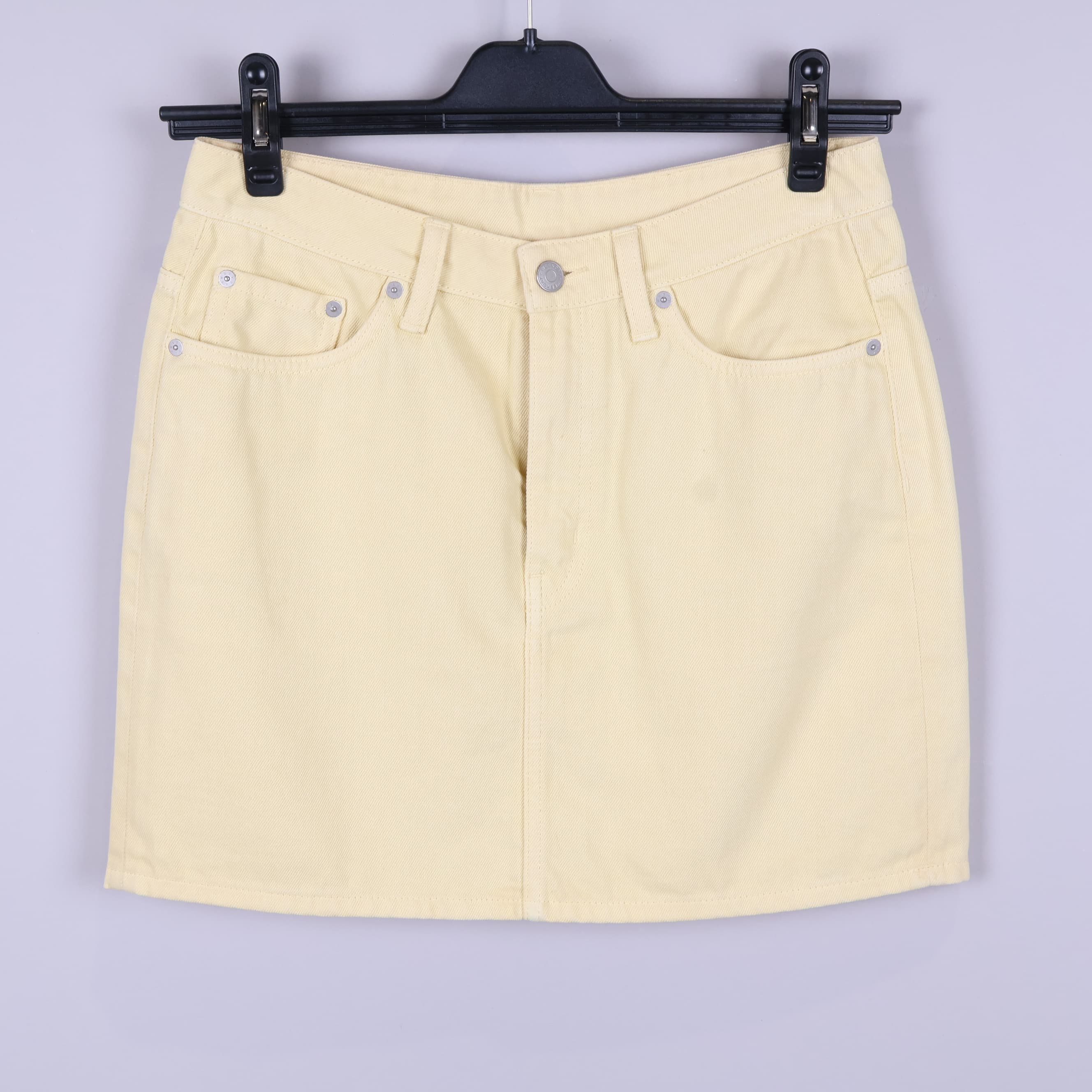 Weekday gul jeanskjol