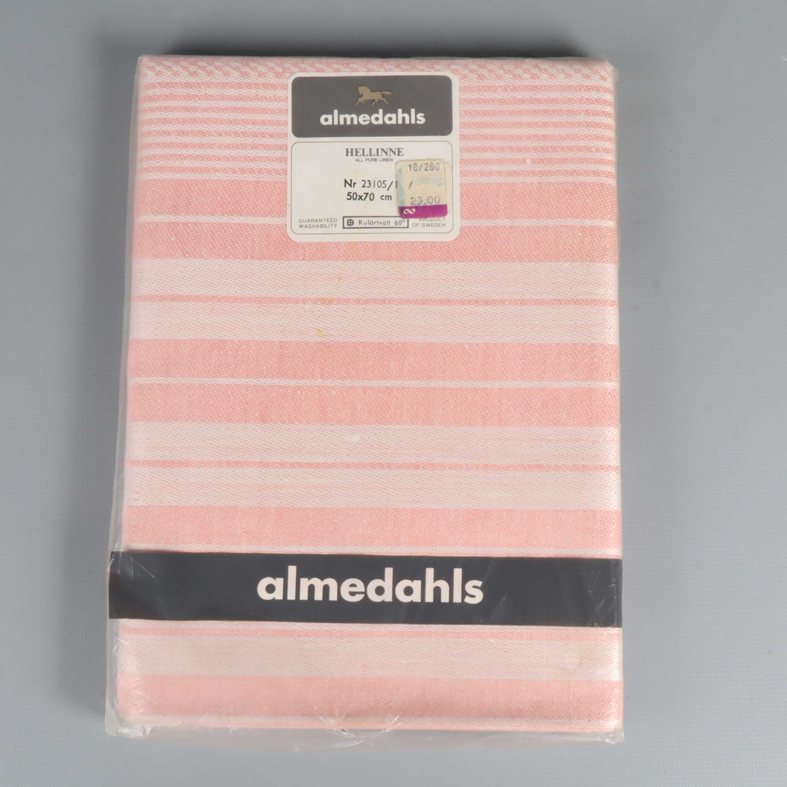 Almedahls Linne handdukar oklippta & ofållade i original förpackning 6st