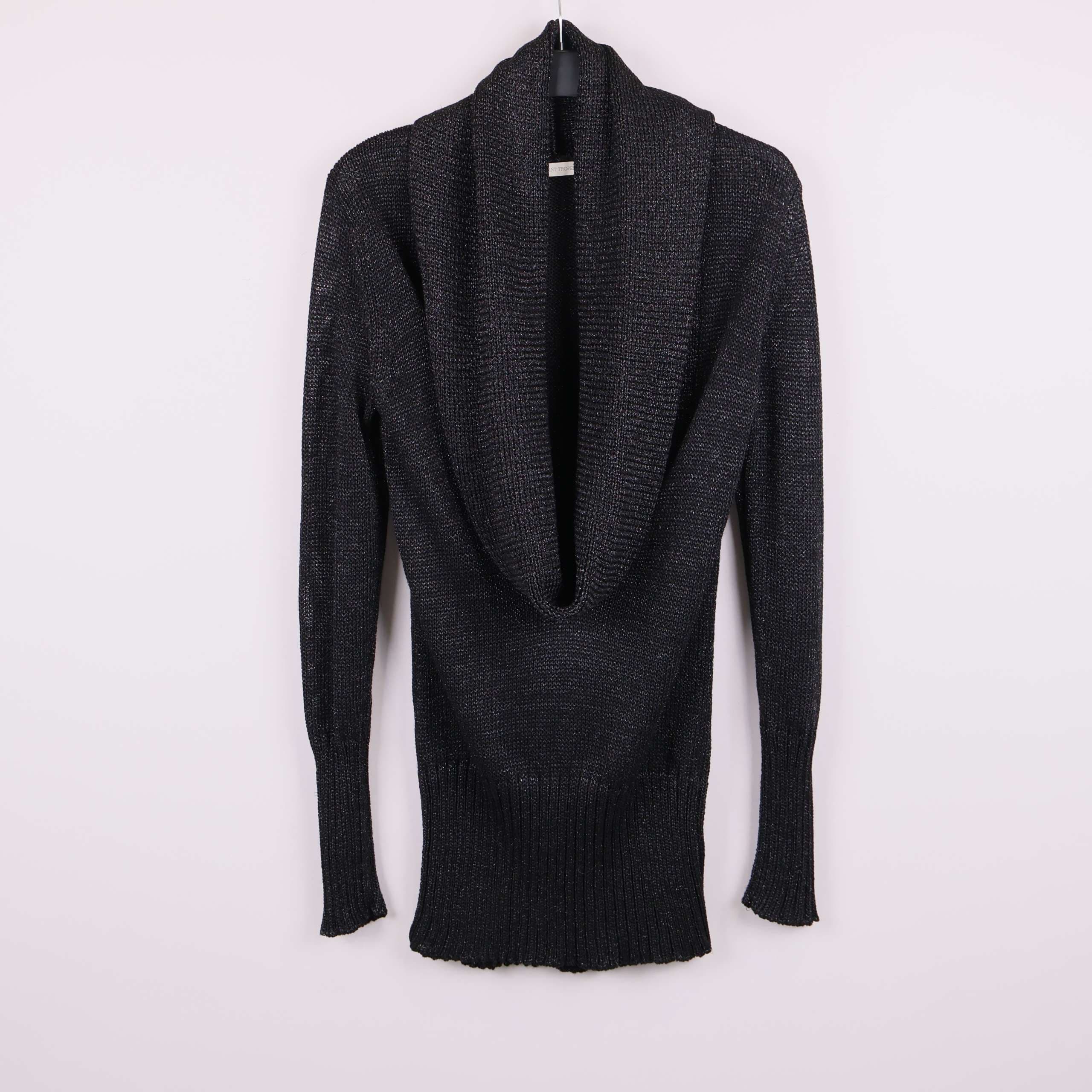 Saint Tropez stickad tröja med skimmer effekt