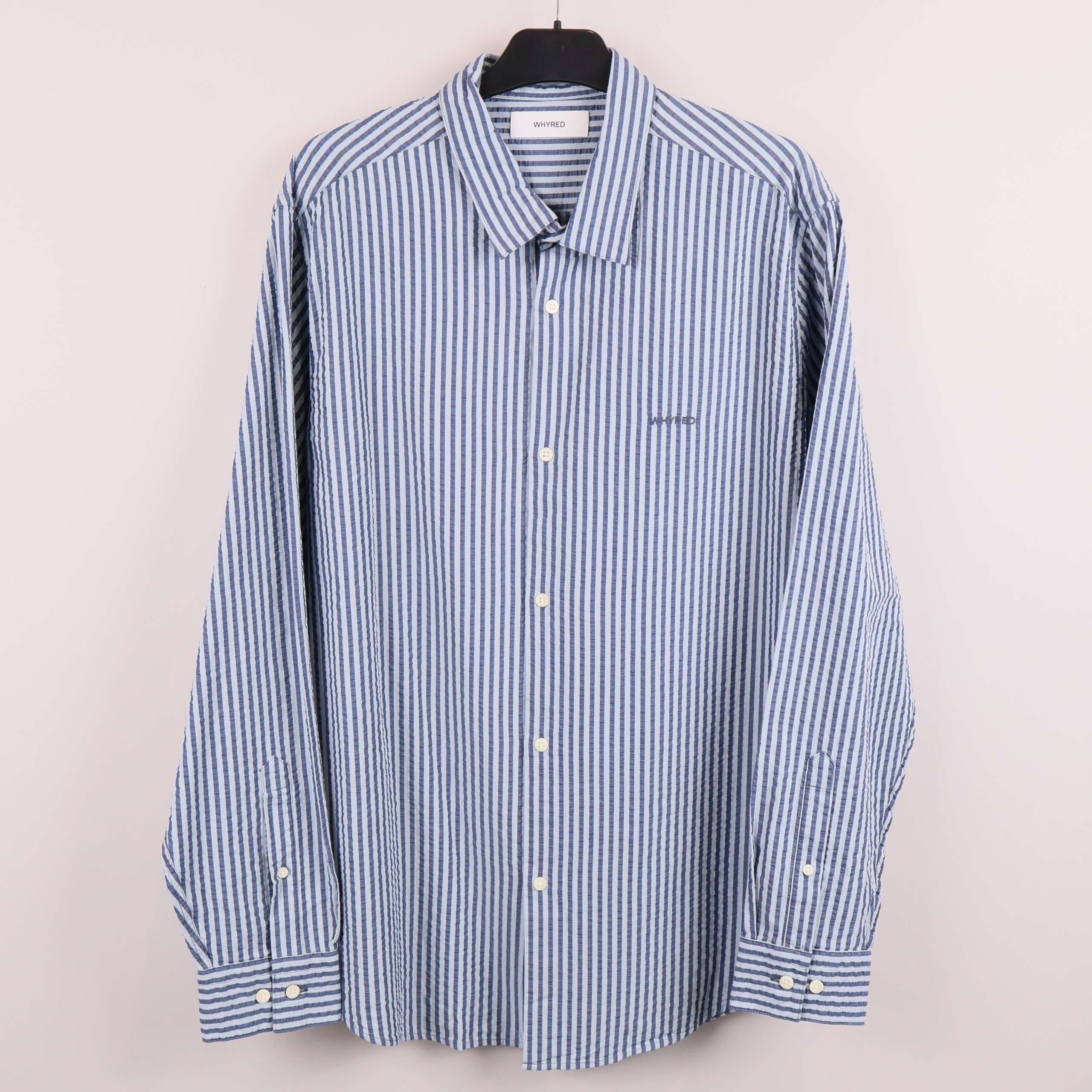 Whyred randig skjorta i bomull