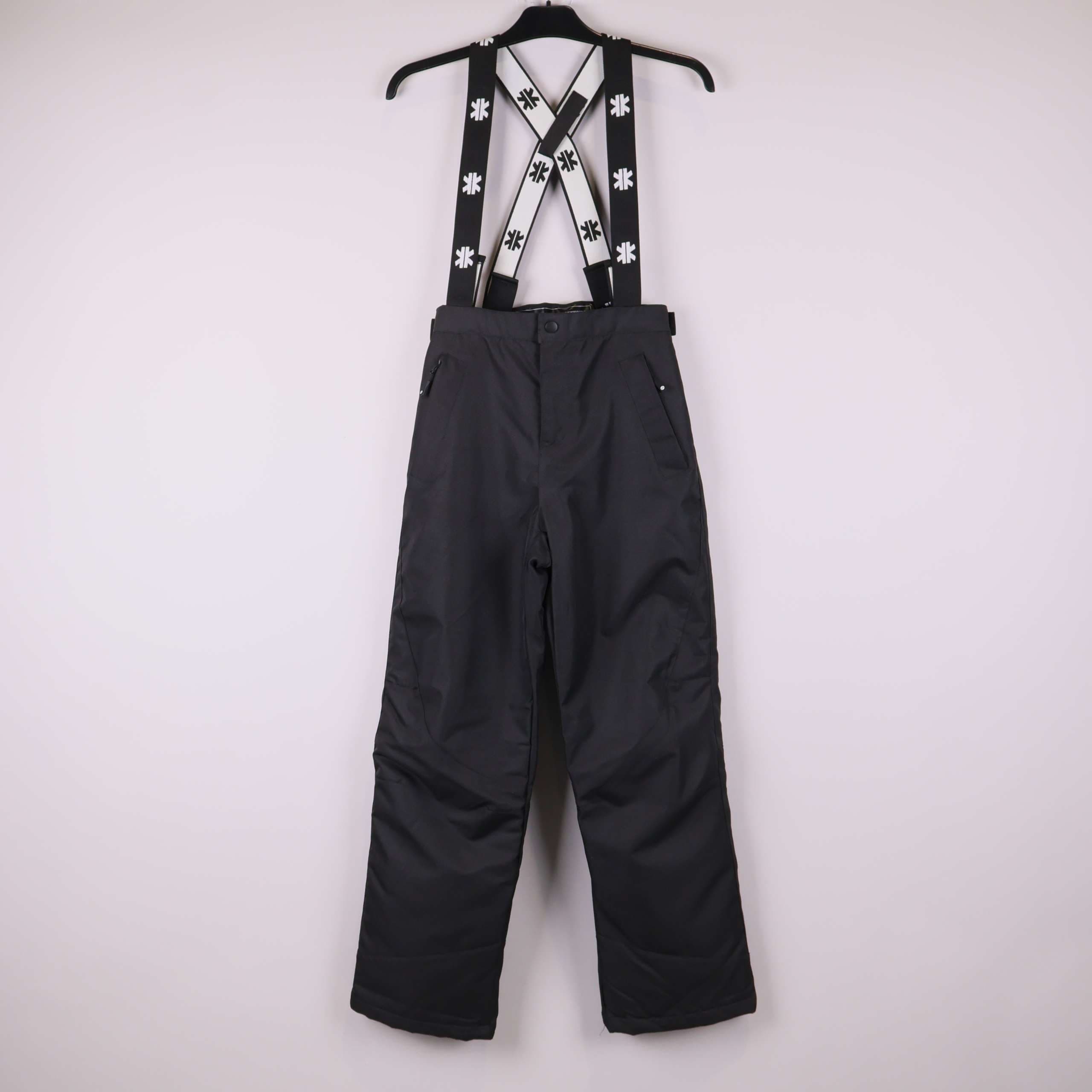 Ski Industries svarta skidbyxor med hängslen