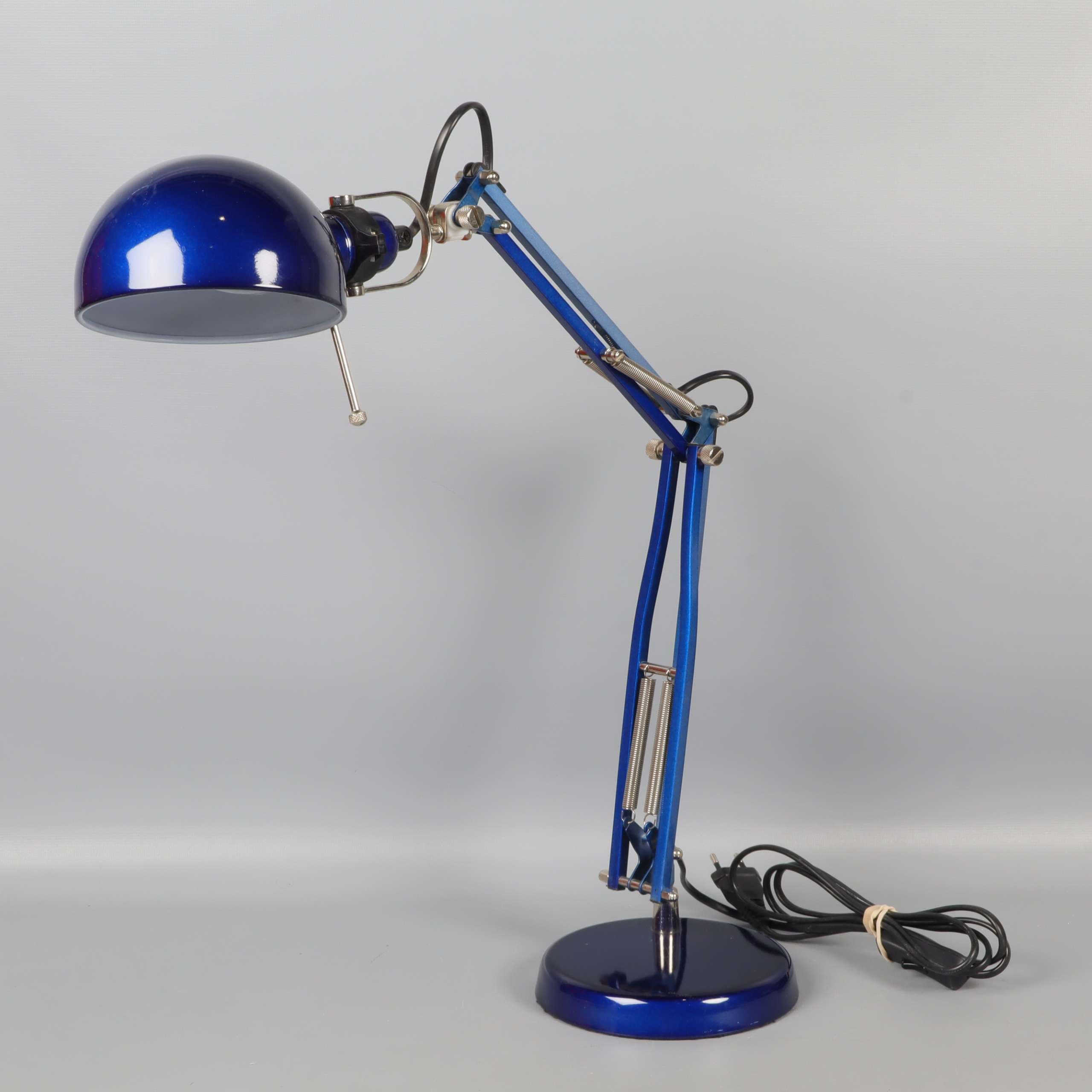 IKEA - Forså - Blå skrivbordslampa med justerbar arm