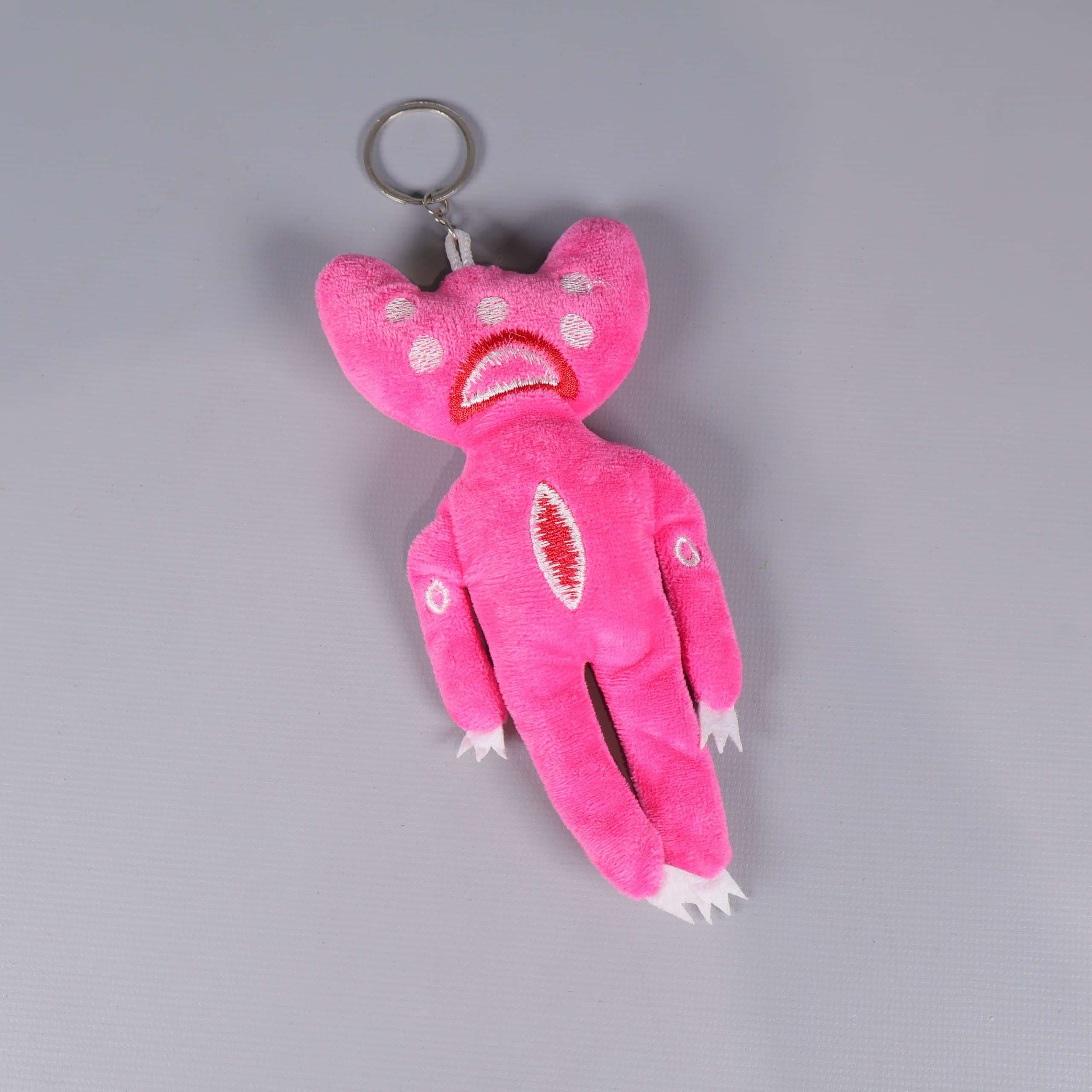 Rosa nyckelring mjukisdjur