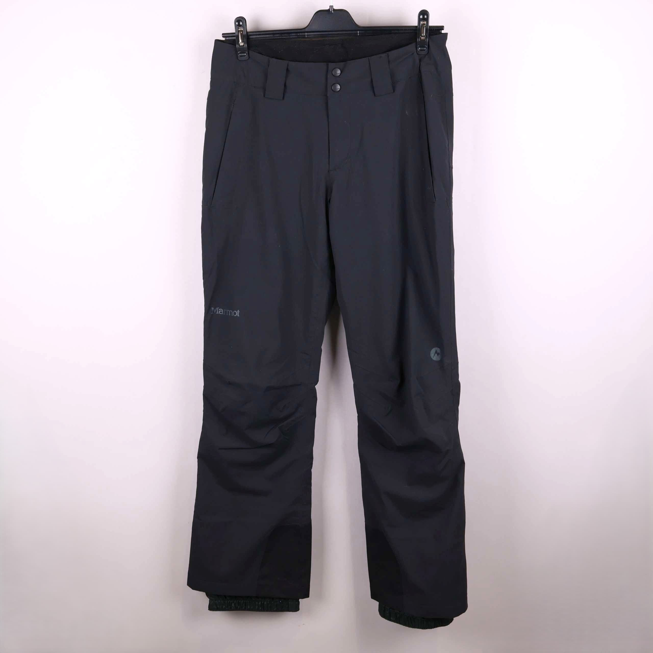 Marmot svarta skidbyxor med fickor