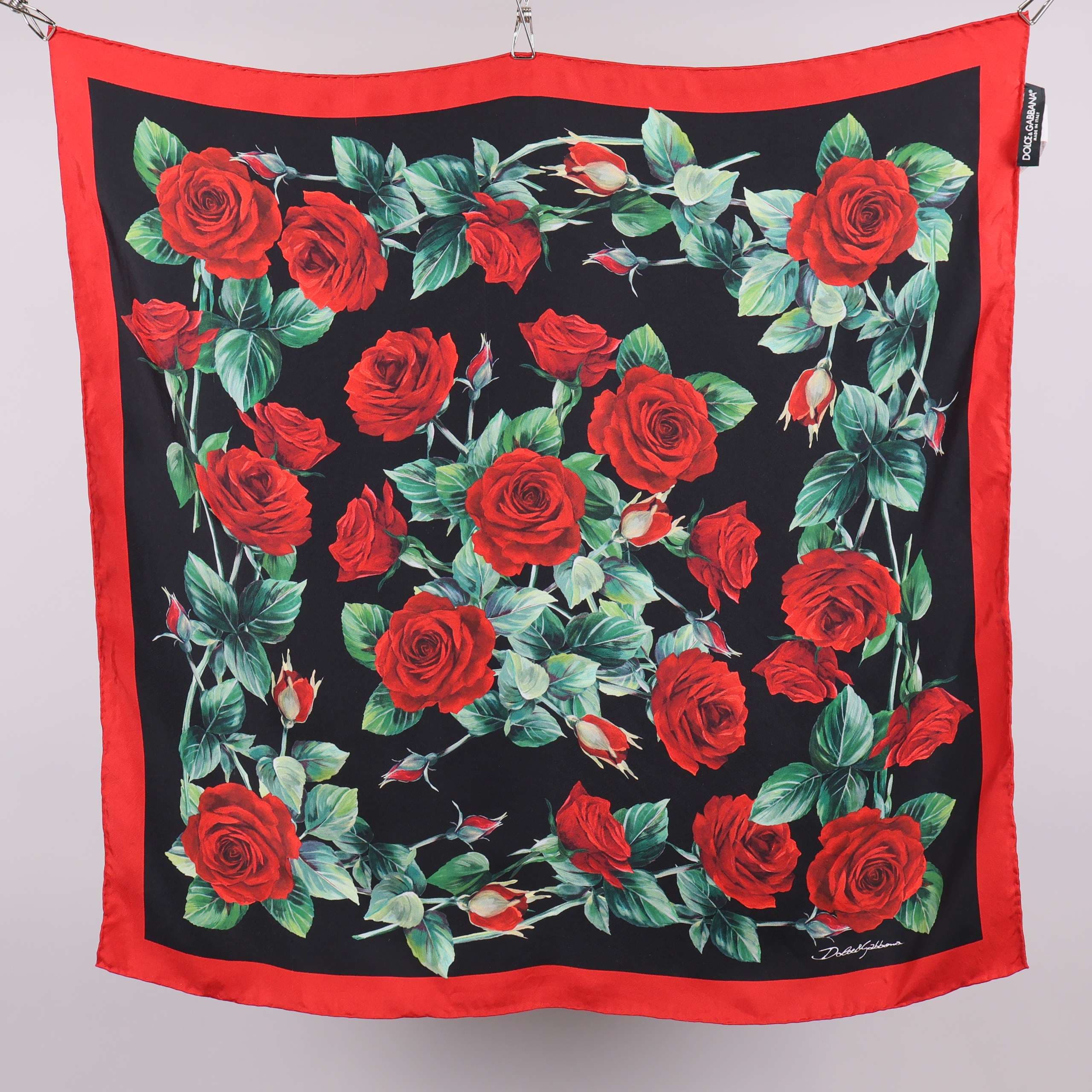 Dolce & Gabbana - Scarf - Rosor - Premium Vintage