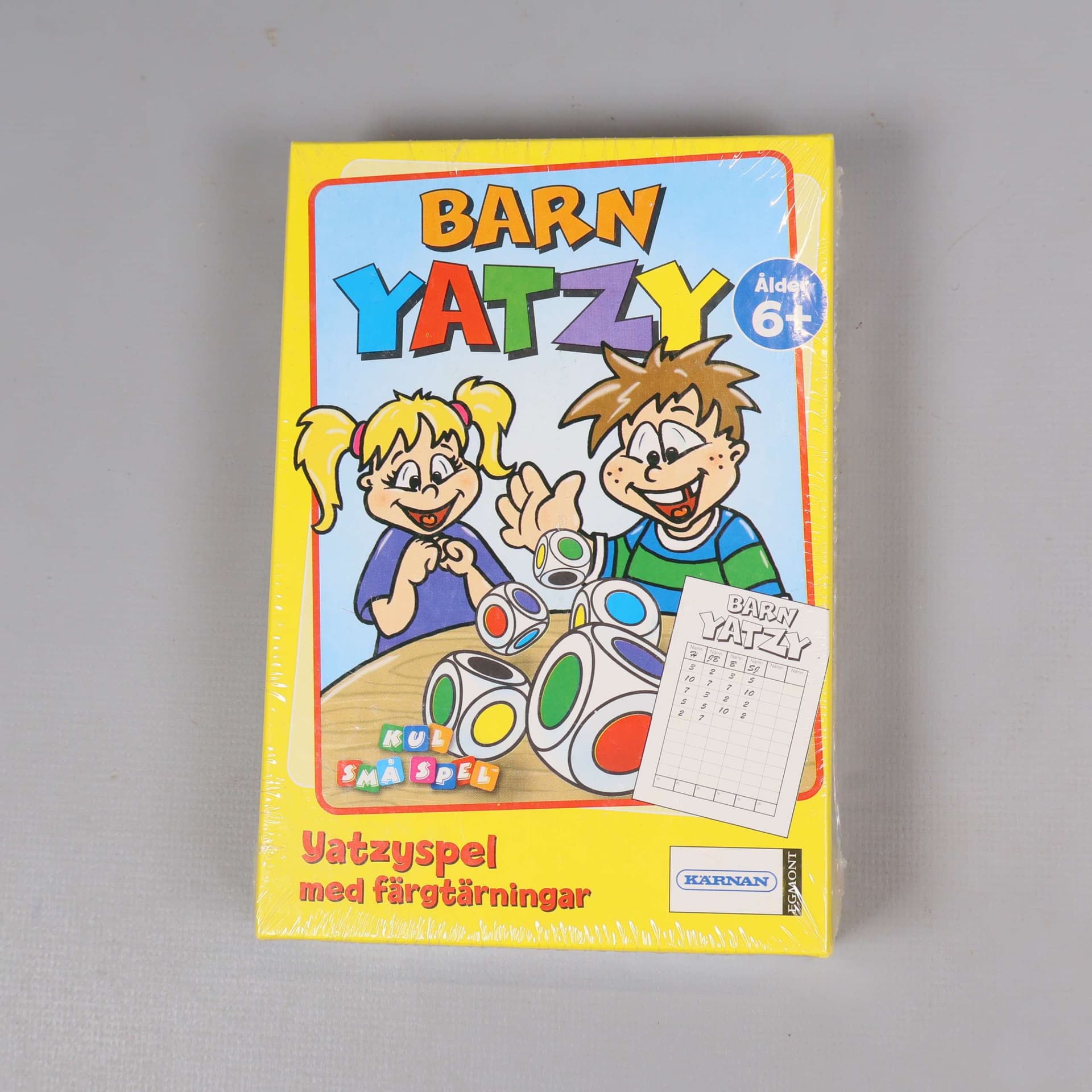 Kärnan - Barn Yatzy - Färgtärningar