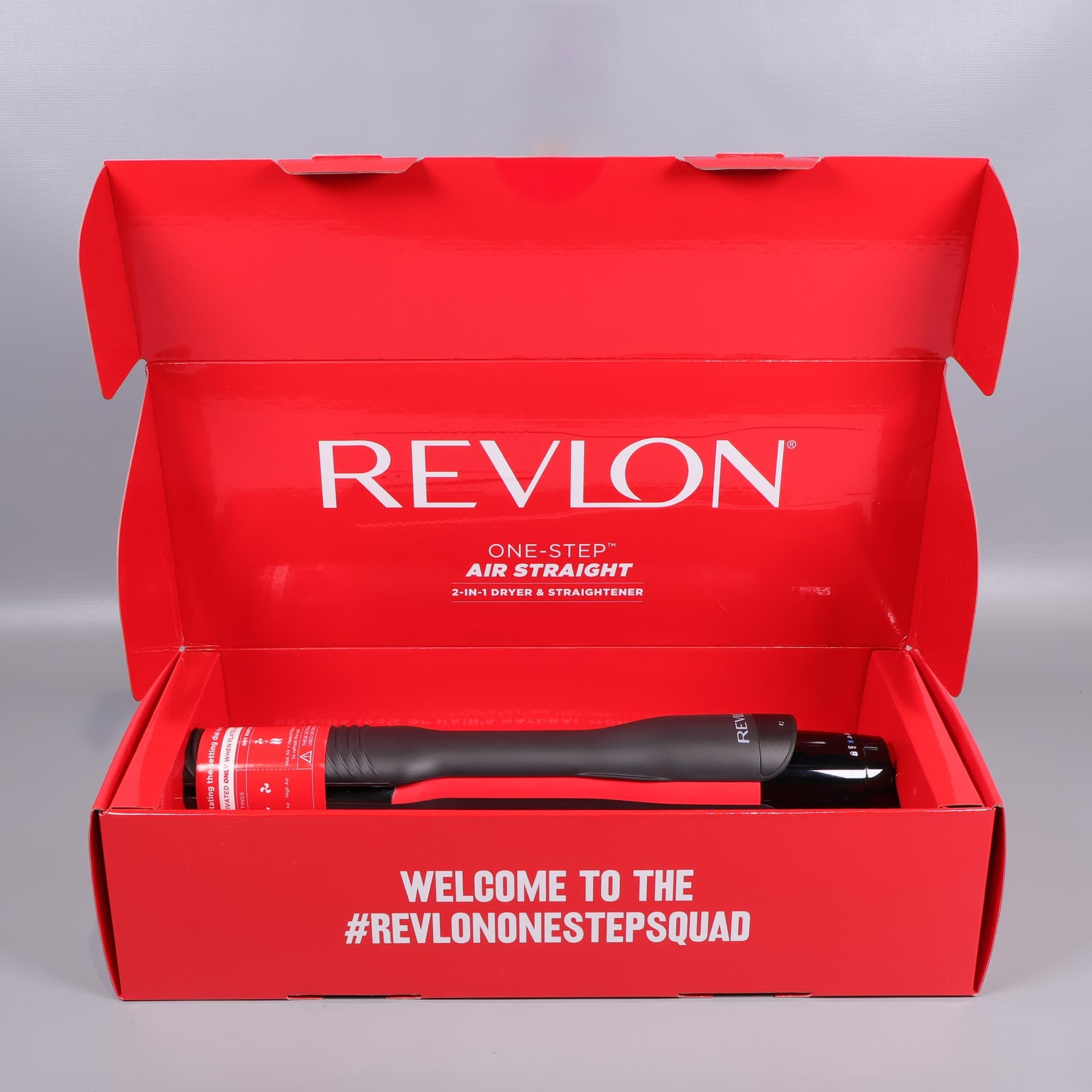 Revlon - One-step Air Straight - Hårtork/plattång Kombo