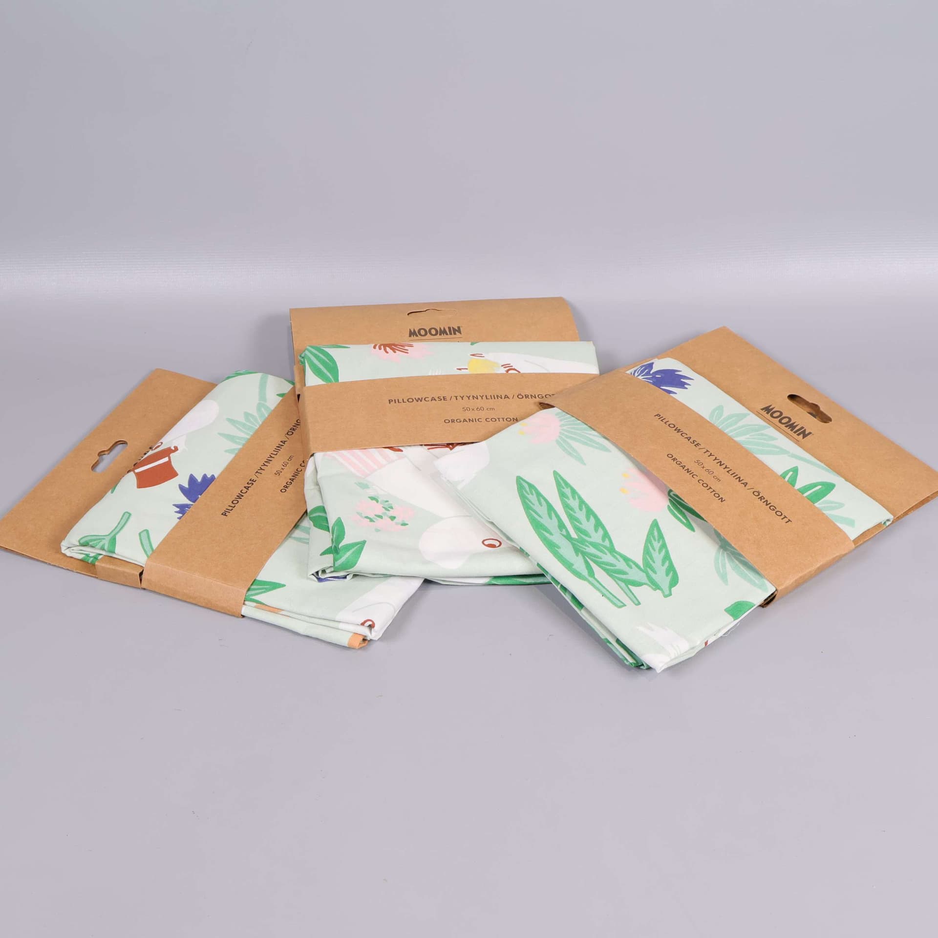 Arabia - Mumin - Örngott i ekologisk bomull - 3-pack