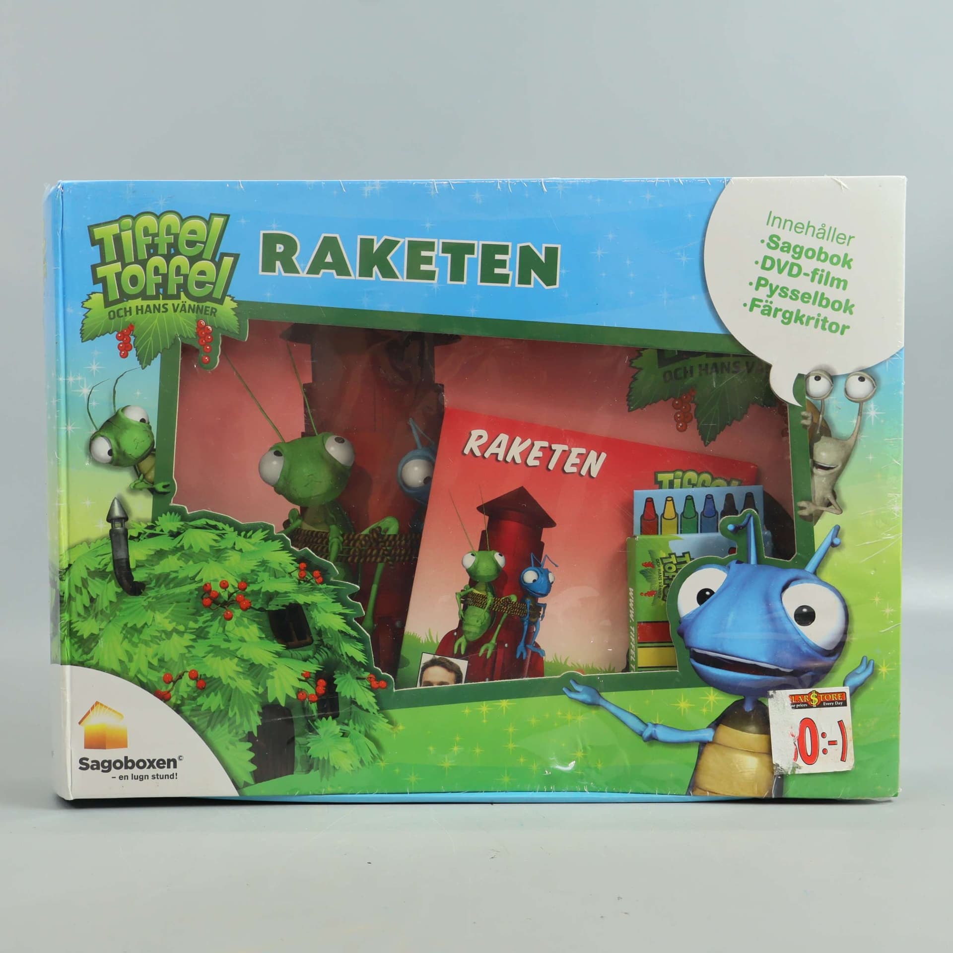 Tiffel Toffel och Hans Vänner - Raketen - Sagoboxen - Sagobok DVD Pysselbok