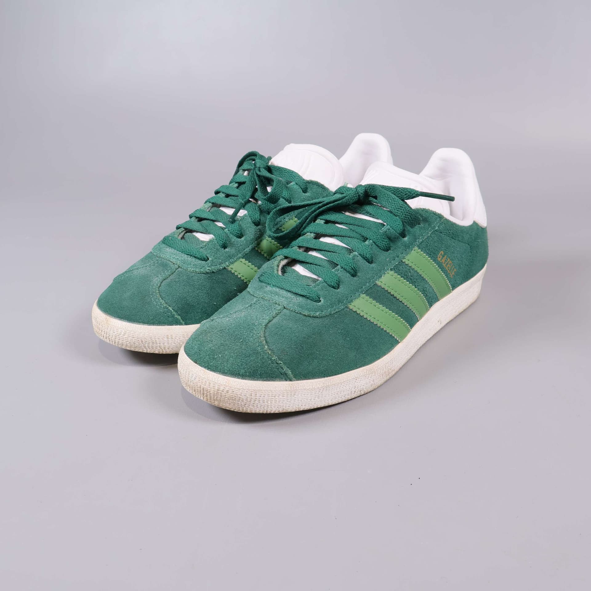Adidas Gazelle i grön mocka