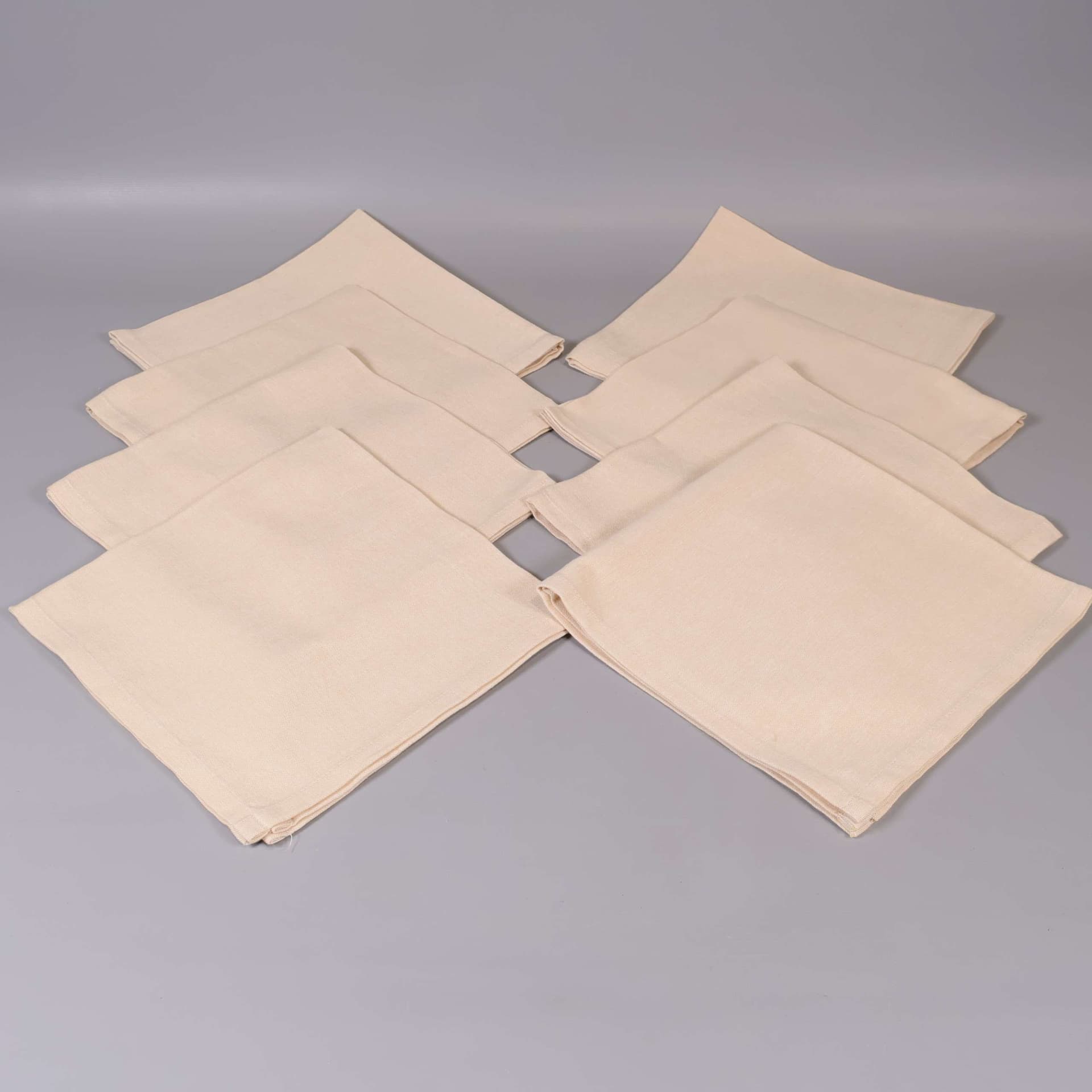 Woolworths - Beige bordstabletter i bomull - 8st