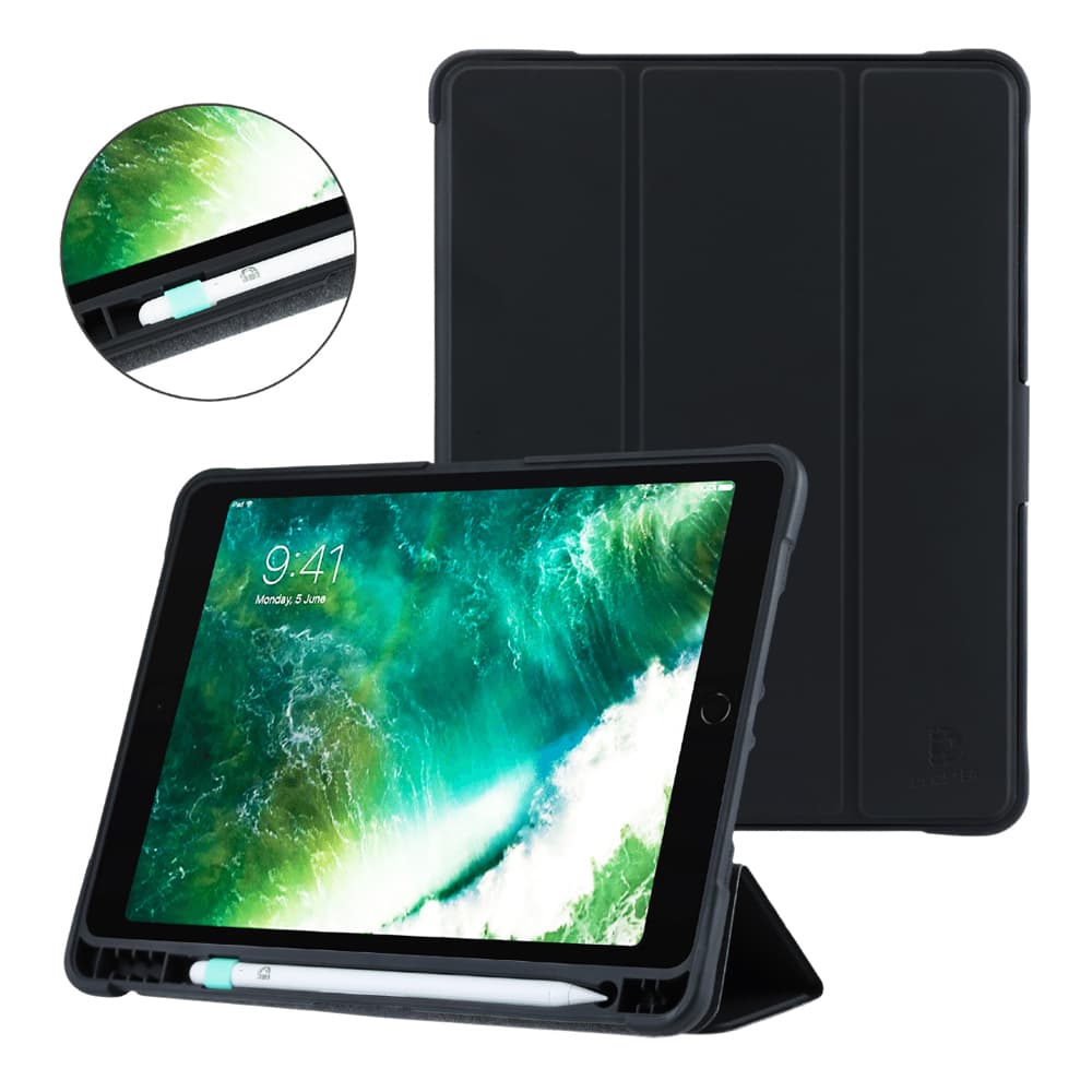Deqster Rugged #RT2 Case - iPad 7/8/9th Generation - Black