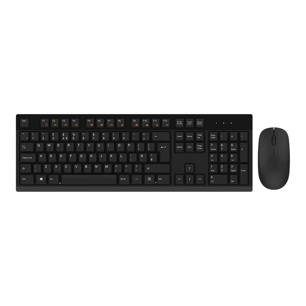 CiT EZ-Touch Wireless Keyboard and Mouse Combo - Black