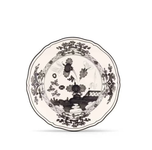 Ginori 1735 003RG00-FPT110 Handcrafted Oriente Italiano Flat Plate - Albus - 10.4-Inches - Antico Doccia Shape - Porcelain