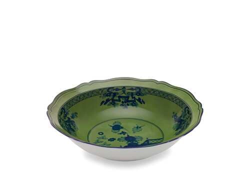 Ginori 1735 003RG00-FVS210 Oriente Italiano Serving Bowl - Malachite - 13.8-Inches - Antico Doccia Style