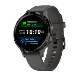 Garmin Venu 3S 010-02785-00 GPS Smartwatch - Pebble Gray - 41 Millimeter - Fiber Reinforced Polymer - Stainless Steel