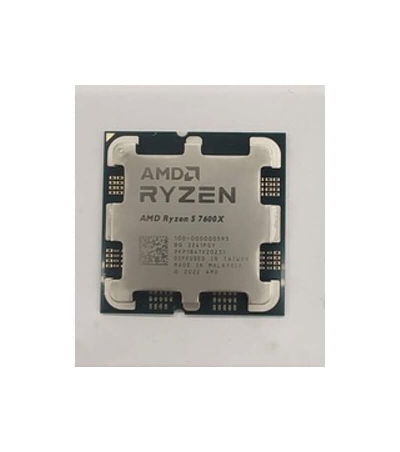 AMD Ryzen 5 7600X Desktop Processor - 6-cores - 32M Cache - 4.7GHz Base Frequency - Socket AM5