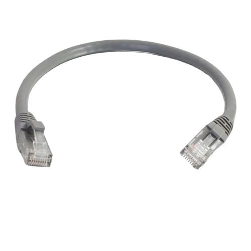 C2G 15187 5 Feet Ethernet Cable - Gray - Snag less Unshielded (UTP) - Category 5e - RJ-45 Male