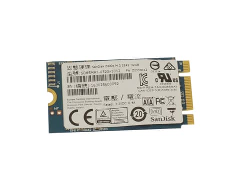 Dell 2JGHD (Sandisk SD8SMAT-032G-1012) SanDisk Z400s 32GB Internal Solid State Drive - SATA 6.0 Gbps - M.2 2242 NGFF - Multi-level Cell (MLC)