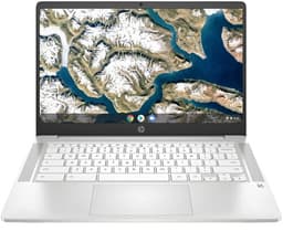 HP 14A-NA0012DS Celeron N4020 3P956UA 14.0 inches Touchscreen LCD Laptop - Ceramic White, Natural Silver - 1.1 GHz - 4GB LPDDR4 - 128GB EMMC - Wi-fi -