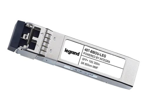 Legrand Dell 407-BBOU-LEG 10 GBase Transceiver Module - Silver - SR SFP+ - For Data Networking, Optical Network - 1x LC Duplex SR / SW Network - Optic
