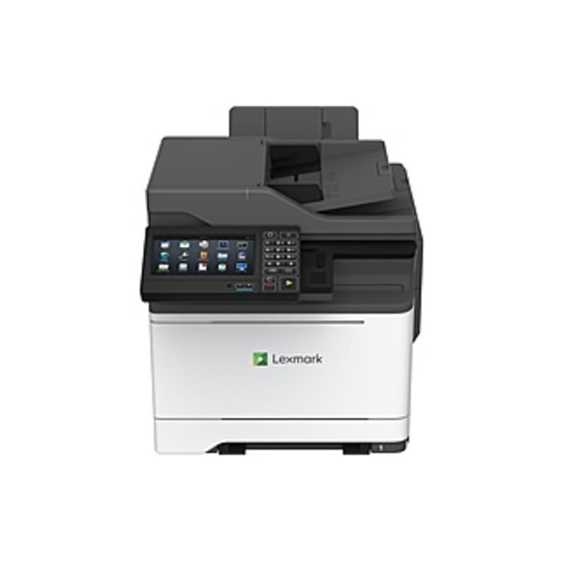 Lexmark CX625ade Laser Multifunction Printer-Color-Copier/Fax/Scanner-40 ppm Mono/Color Print-2400x600 Print-Automatic Duplex Print-100000 Pages Month