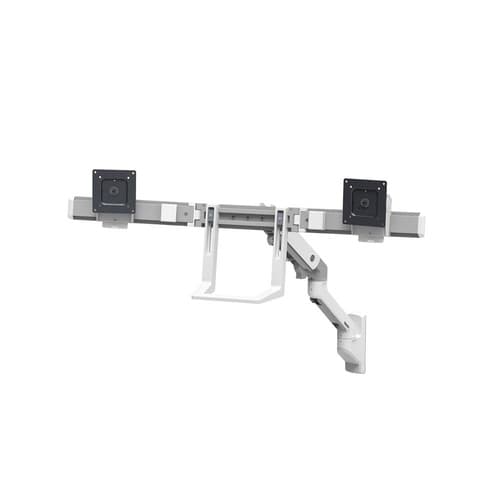 Ergotron 45-479-216 HX Wall Mount Dual Monitor Arm - 2 Monitors Supported - Up to 32-inch Screens - 17.50 lbs Load Capacity - 100 x 100 mm - 75 x 75 m