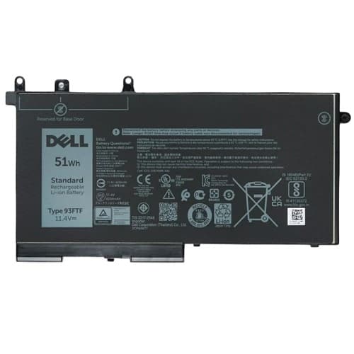 Dell 451-BBZT 51 Wh Primary Laptop Battery - 3-Cell - 11.4 Volts DC - Lithium-Ion - Rechargeable