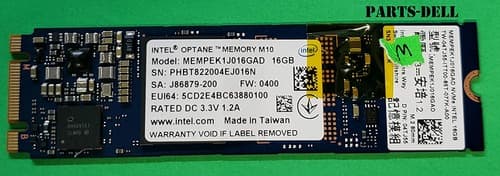 Dell 4TJ55 Intel Optane M10 16 GB M.2 Solid Drive - 6 Gbps