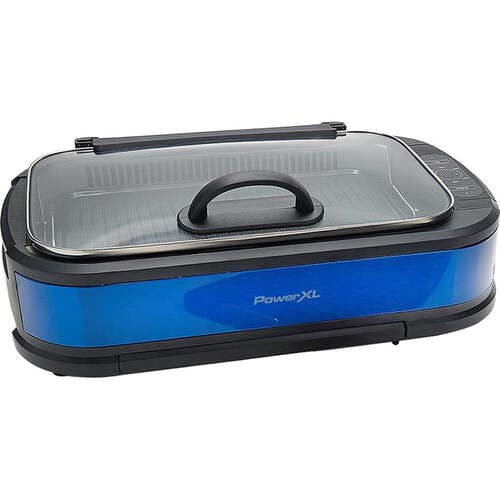 Power XL (Powerxl K54319-011000) PG-1500FDR Pro Series 5-00682-03 Indoor Smokeless Electric Grill - Blue - 1500 Watts