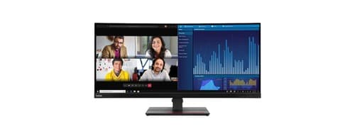 Lenovo ThinkVision P34w-20 63F2RAR3U3 34 Inches UWQHD Ultrawide Curved Monitor - IPS - 3440 x 1440 - 60 Hertz - 21:9 - 6 Milliseconds