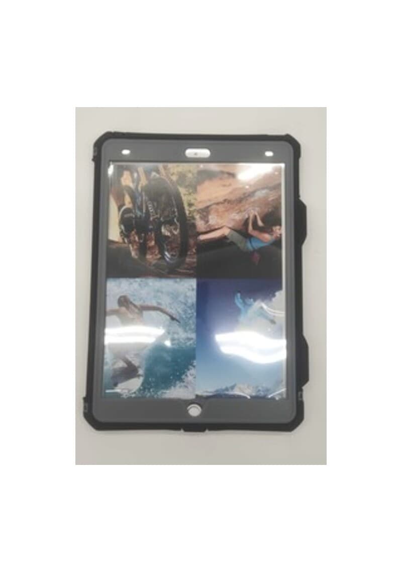 Shellbox 360 Full Cover Waterproof Case with Stand for 10.2-inch iPad Pro 7th to 9th Gen Tablets - Black
