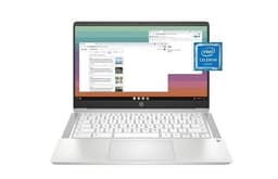 HP Celeron N4120 14-CF2701DS 6L6Y2UA 14 inches Laptop - Rose Gold - 1.1 GHz - 4 GB DDR4 - 64 GB EMMC - Windows 11 Home S-mode