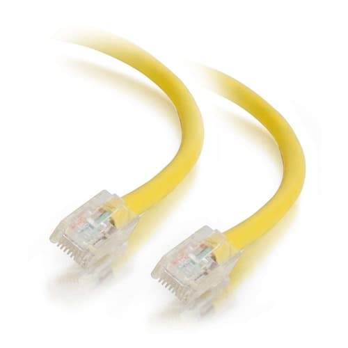 C2G 757120005575 6-feet CAT5e Ethernet Network Patch Cable - Non-Booted - Unshielded (UTP) - 1x RJ-45 Male - 1x RJ-45 Male - Yellow