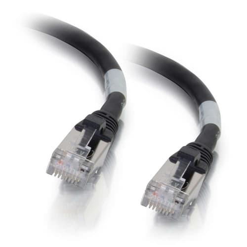 C2G 757120007135 8-feet CAT6a Ethernet Network Patch Cable - Snagless - Shielded (STP) - 1x RJ-45 Male - 1x RJ-45 Male - 10GBase-T - Black