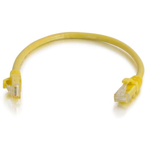 C2G 757120040132 15-feet CAT6 Ethernet Network Patch Cable - Yellow - Snagless - Unshielded (UTP) - RJ-45 Male to RJ-45 Male