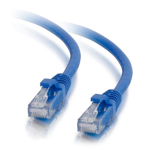 C2G 757120214717 100-feet CAT5e Ethernet Network Patch Cable - Blue - Snagless - Unshielded (UTP) - RJ-45 Male to RJ-45 Male