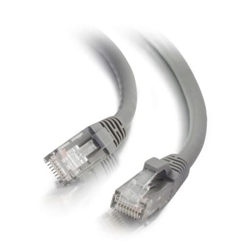 C2G 757120271352 25-feet CAT6 Ethernet Network Patch Cable - Gray - Snagless - Unshielded (UTP) - RJ-45 Male to RJ-45 Male