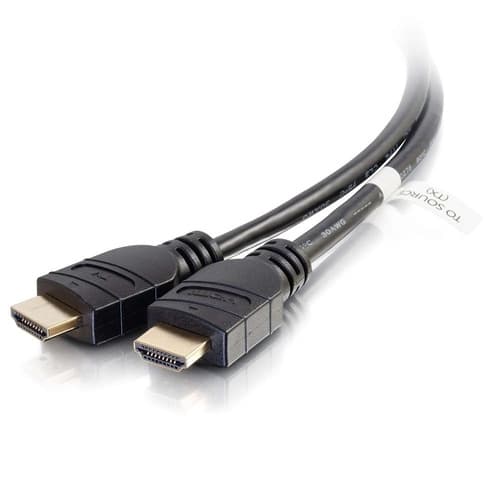 C2G 757120414148 41414 35-feet (10.7m) Active High Speed HDMI Cable - Black - 4K at 60Hz - In-Wall - CL3 Rated - 1 x HDMI (Type A) - 1 x HDMI (Type A)