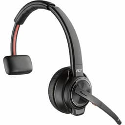 HP 85T30AA Poly Savi 8210 Headset and Charging Cradle - Adjustable Headband - DECT - Zoom Certified - Omnidirectional Mic - Black