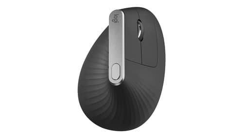 Logitech MX Vertical 910-005447 Wireless Mouse - Graphite - Advanced Ergonomic - USB Receiver - 4 Buttons
