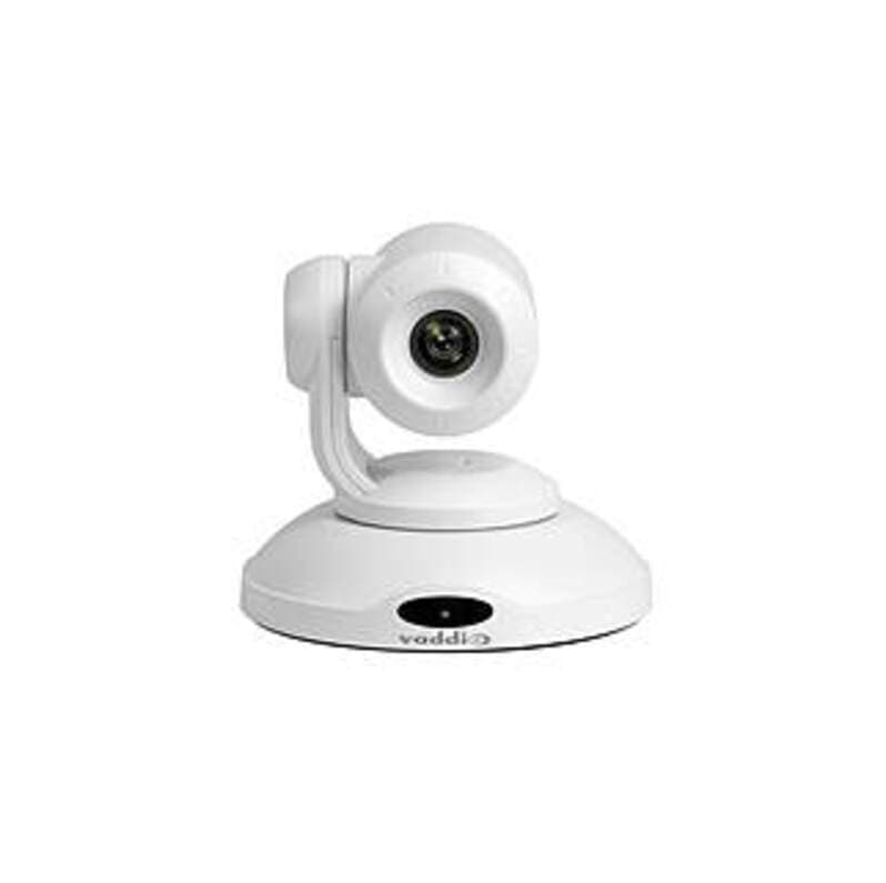 Vaddio 999-30200-000W EasyIP 10 PTZ Camera - White - 1080p at 60 fps - Auto/Manual Focus - 10x Optical Zoom